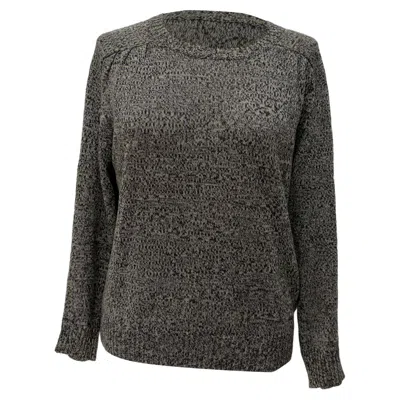 A.p.c. A. P.c. Crewneck Sweater In Grey Linen In Gray