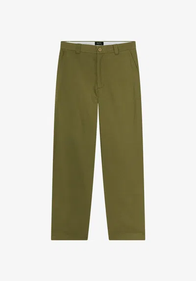 A.p.c. A. P.c. Dan Chinone Size 44 Khaki Green