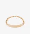Apc A. P.c. Darwin Curb Chain Bracelet L Silver In Gold