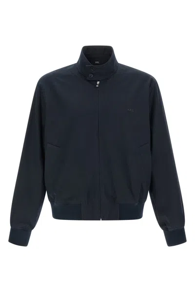 A.p.c. A. P.c. "dave" Blouson In Navy Blue