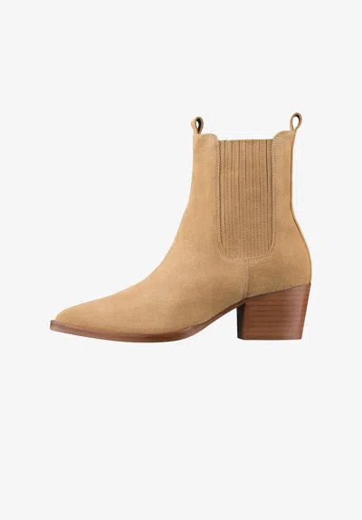 A.p.c. A. P.c. Debbie Santiago Boots 38 Sand In Brown