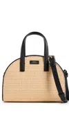Apc Demi-lune Tote Bag In Tbk Beige/black