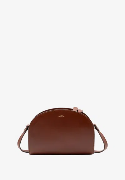 A.p.c. A. P.c. Demi-lune Bag One Size Brown
