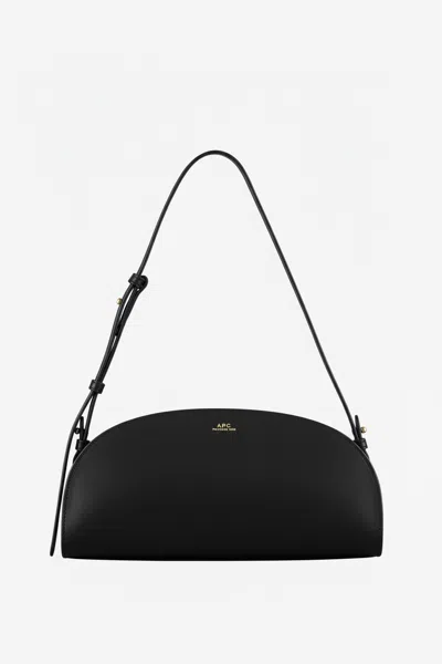 A.p.c. A. P.c. Demi-lune Shoulder Bag One Size Black
