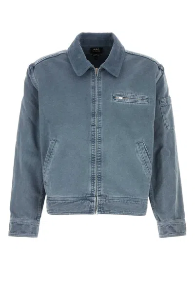 A.p.c. A. P.c. Denim Alexis Jacket In Blue