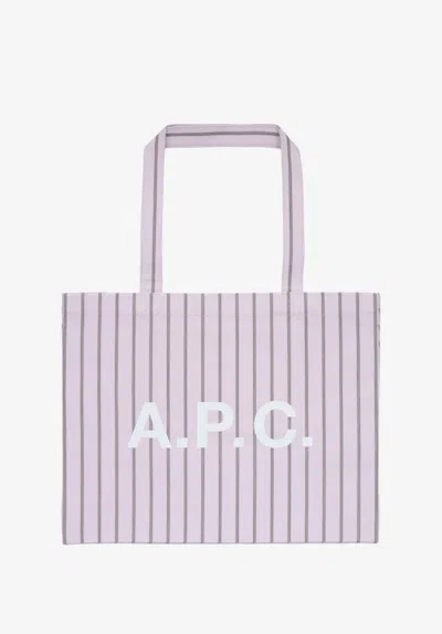 A.p.c. A. P.c. Diane Shopping Bag One Size Pink