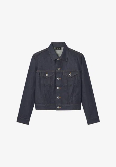A.p.c. A. P.c. Dion Jacket 34 Indigo