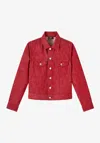 A.p.c. A. P.c. Dion Jacket 34 Red