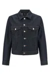 Apc Denim Dion Jacket Chest Pockets Tabs In Blue