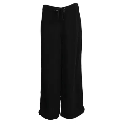 A.p.c. A. P.c. Drawstring Pants In Black Polyester