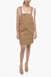 Apc A. P.c. Dungarees With Square Neckline In Brown