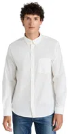 Apc A.p.c. Surchemise Basile Brodee Poitrine Clothing In White