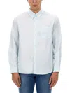 Apc A.p.c. Edouard Shirt In Blue