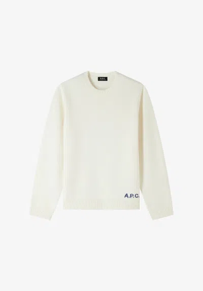 A.P.C. A. P.C. EDWARD SWEATER M ECRU
