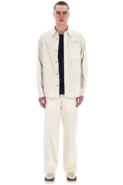 A.p.c. A. P.c. Elegant Lightweight Coat For Men In Neutral