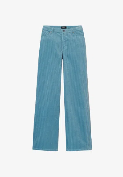 A.p.c. A. P.c. Elisabeth Pants 24 Blue