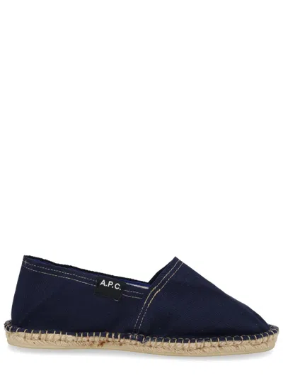 Apc A. P.c. Espadrilla In Tela In Blue