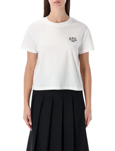 A.p.c. Rue Madame Heavy Cotton Boxy T-shirt In White