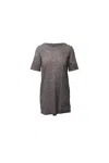 Apc A. P.c. Floral Print Shift Dress In Multicolor Cotton In Multi