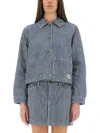 Apc A.p.c. "frida" Jacket In Grey