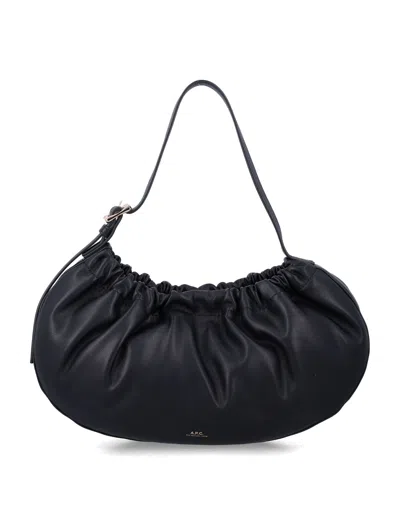 A.P.C. A. P.C. GATHERED SHOULDER BAG