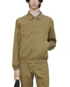 Apc A. P.c. Gilbert Blouson Jacket In Green