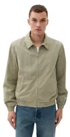 Apc Gilbert Logo-embroidered Cotton-twill Blouson Jacket