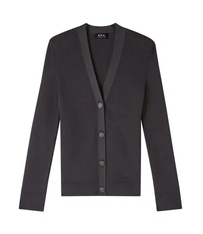 A.p.c. A. P.c. Grace Cardigan Xs Black