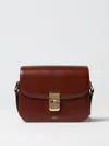 Apc A. P.c. Grace Leather Bag In Brown