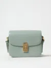 Apc A.p.c. Grace Leather Bag In Sky Blue