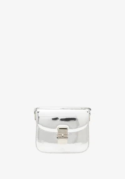 A.p.c. A. P.c. Grace Mini Bag One Size Silvertone