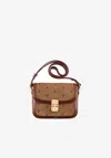 A.p.c. A. P.c. Grace Small Bag One Size Brown In Pattern