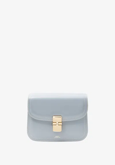 A.p.c. A. P.c. Grace Small Bag One Size Light Blue