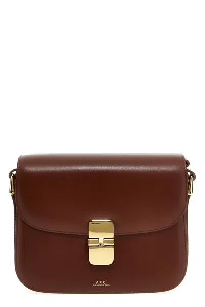 Apc A. P.c. 'grace Small' Crossbody Bag In Brown