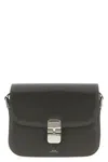 Apc Small Grace Shoulder Bag With Adjustable Strap In Gray