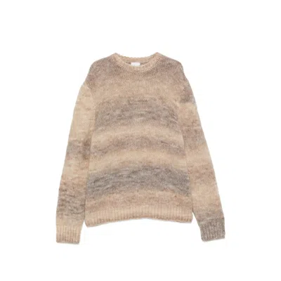 A.p.c. A. P.c. Gradient-effect Knitted Sweater In Brown