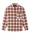 A.p.c. A. P.c. Graham Overshirt M Ecru In Multi