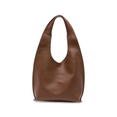 A.p.c. A. P.c. Tote Bags In Brown