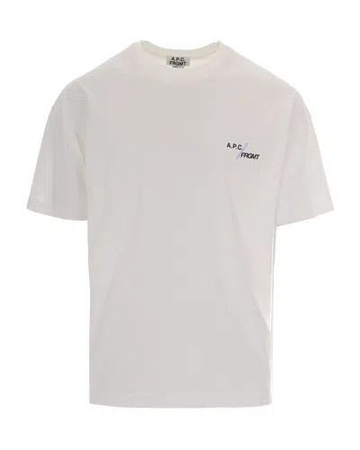 A.p.c. A. P.c. Graphic Cotton T-shirt In Multi