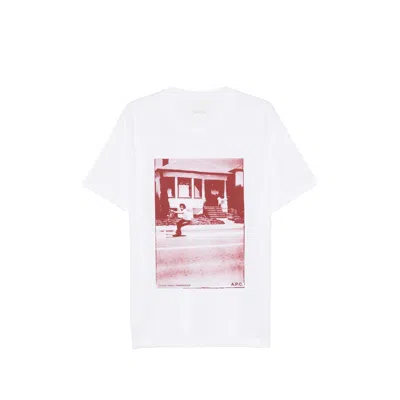Apc A. P.c. Graphic-print T-shirt In White