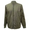 Apc A. P.c. Greg Bomber Jacket In Green Cotton In Green
