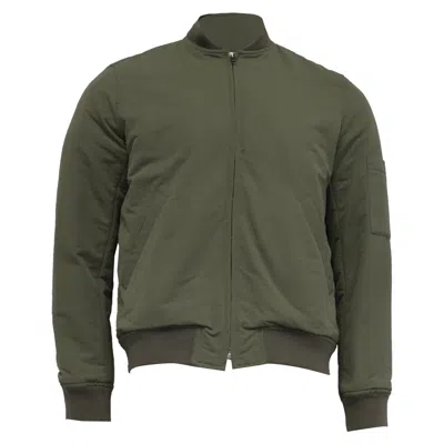 Pre-owned A.p.c. A. P.c. Gregoire Bomber Jacket In Khaki Polyamide In Green