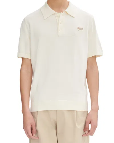 Apc Carter Polo Shirt In White