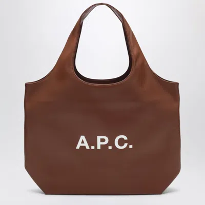 A.p.c. A. P.c. Hazelnut Ninon Mini Tote Bag In Brown