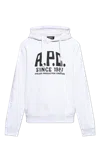 Apc A.p.c. Logo Printed Drawstring Hoodie
