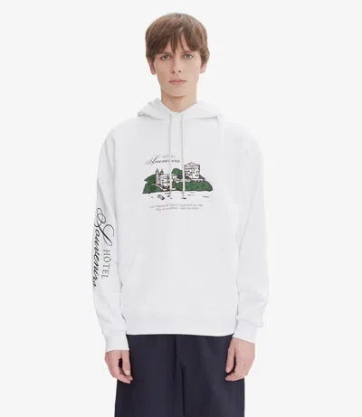 A.p.c. A. P.c. Hotel Jjjjound Hoodie Mens Xs White