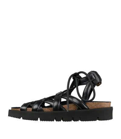 A.p.c. A. P.c. Iliade Sandals Us 8 Black