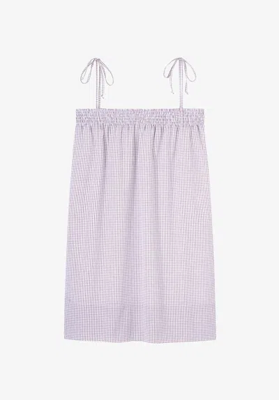 A.p.c. A. P.c. Iris Dress 42 Chestnut Brown