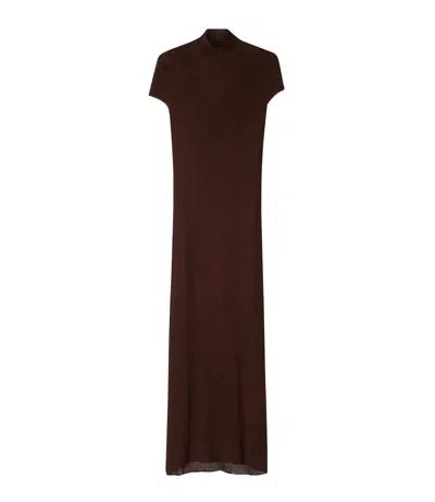 A.p.c. A. P.c. Ismée Dress L Copper In Brown