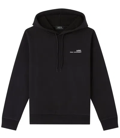 A.p.c. A. P.c. Item Hoodie Xs Black